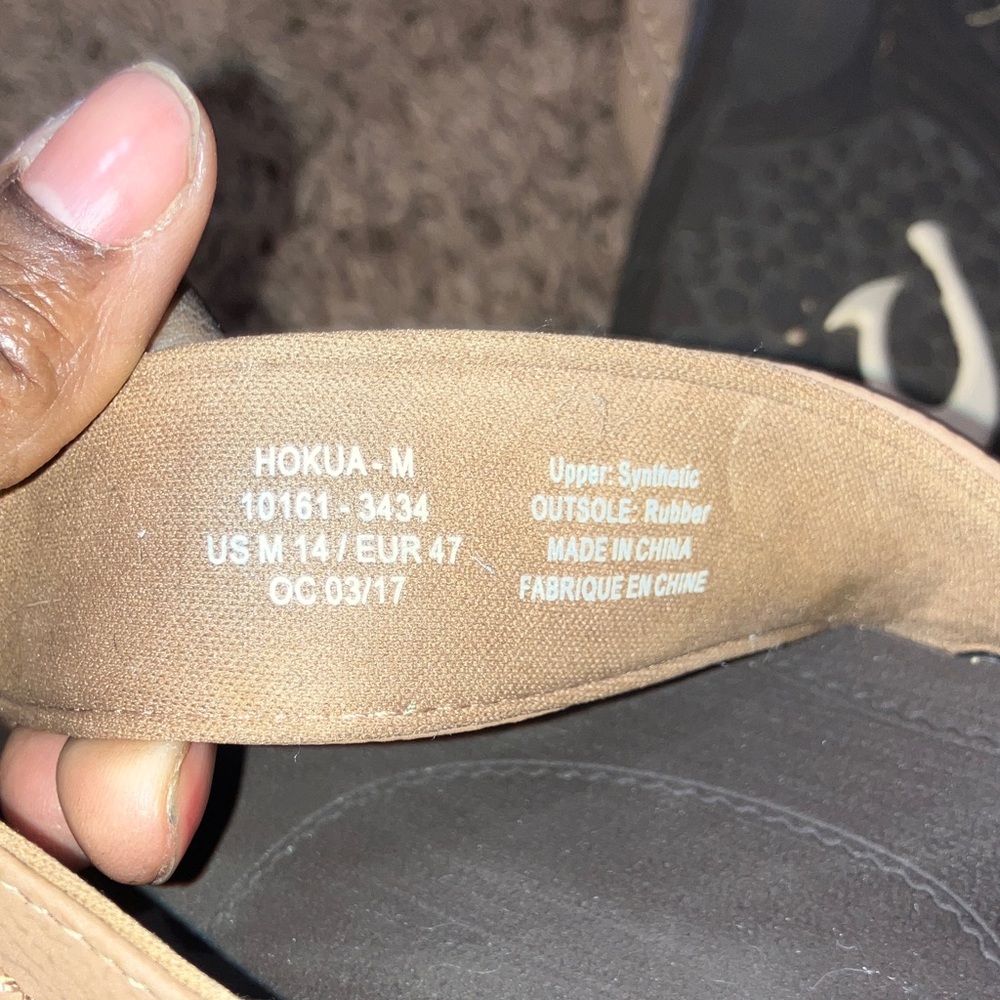 OluKai Men's Hokua Sandals Sz 14 - Picture 7 of 7